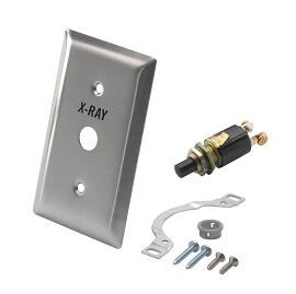 Economy x-ray exposure switch kit, stainless steel