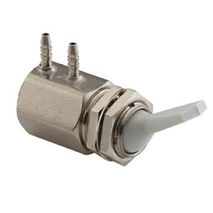 Toggle Valve, Side Ported, 3-Way, Gray